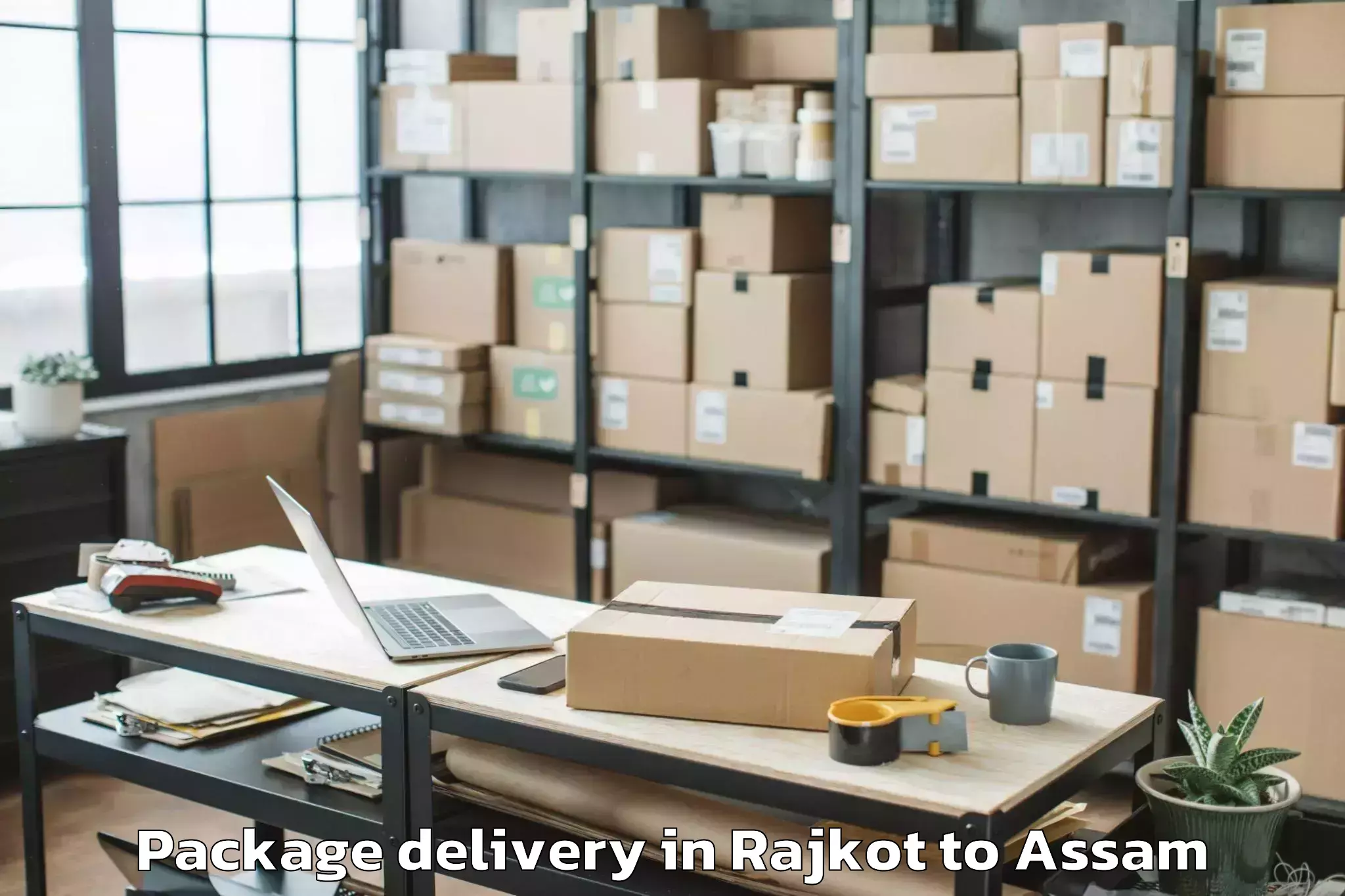 Leading Rajkot to Gogamukh Package Delivery Provider